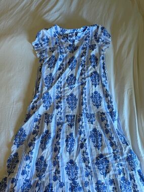 Roller Rabbit Lily Stripe pamina dress - blue NWOT